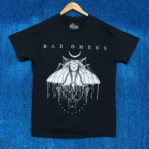 Bad Omens Bleeding Moth of Death Industrial Metal Band Tee L - Picture 1 of 4